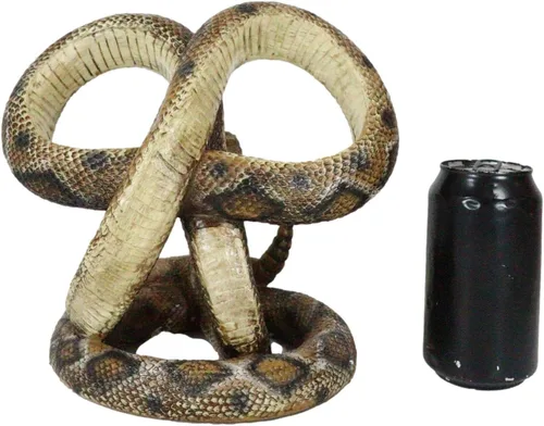 Vista 7 de Ebros Gift Rústico occidental en espiral Diamondback serpiente de cascabel doble titular de botellas de vino 8.5 pulgadas H Figurine Wild West