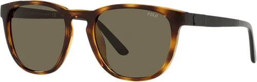 Vista 2 de Polo Ralph Lauren Ph4182u - Gafas de sol cuadradas de ajuste universal para hombre, Marrón, 53 mm