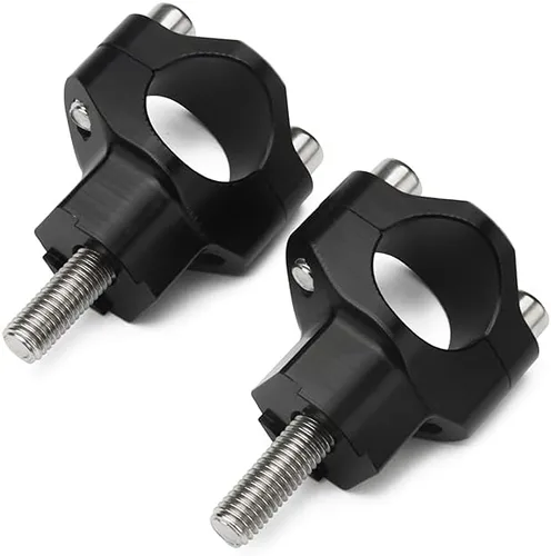Vista 4 de JFG RACING Elevador de Manillar de Dirt Bike, Soportes Abrazaderas de Manillar de Motocicleta CNC para 125-530 SX SXF EXC EXCF XCW XCFW Negro