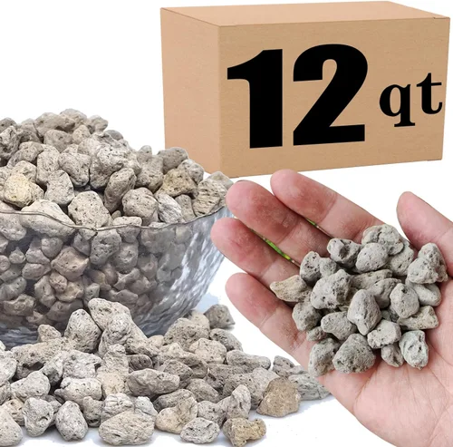 Vista 12 de Piedra pómez hortícola para plantas tamizada profesional (8 cuartos de galón, 1/2 pulgada)