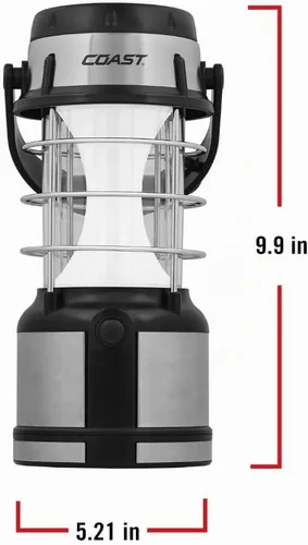 Vista 3 de COAST® EAL17 - Luz LED de área de emergencia de 460 lúmenes, 50 horas de funcionamiento, doble color, 4 x D, multicolor