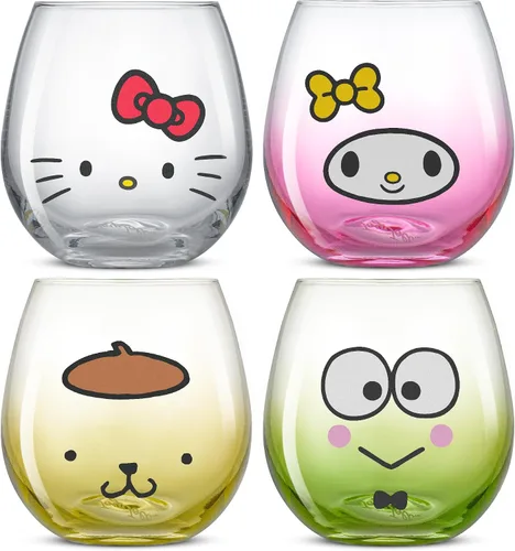 Vista 10 de JoyJolt Star Wars™ - Vasos para casco sin tallo, juego de 4 vasos grandes de vidrio de 19 onzas, regalos de cocina de guerra y coleccionables