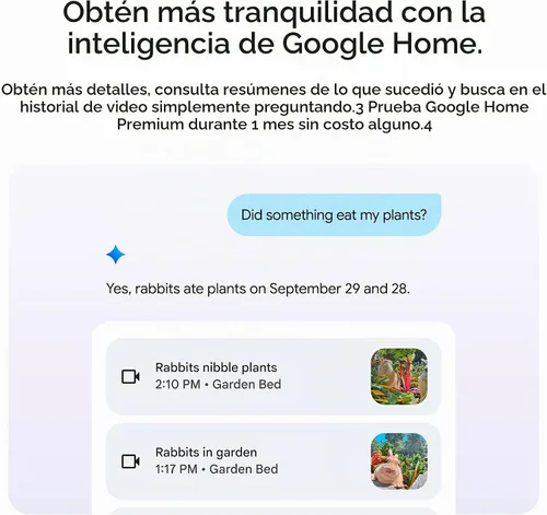 Vista 5 de Google Nest Cam Outdoor (con cable, 2.ª generación) - Cámara de seguridad