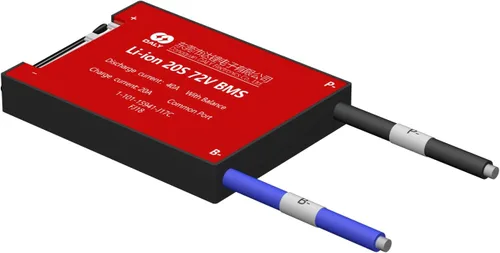 Vista 10 de DALY BMS 72V Li-ion 20S 30A Tablero de protección con cable de equilibrio de puerto común para panel solar autoconstruido, sistema de suministro