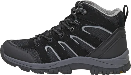 Vista 4 de CUSHIONAIRE Bixton Botas de senderismo para mujer, negro M