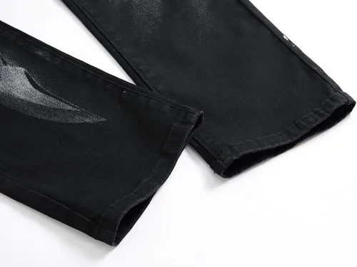 Vista 34 de Enrica Pantalones vaqueros estampados casuales para hombre