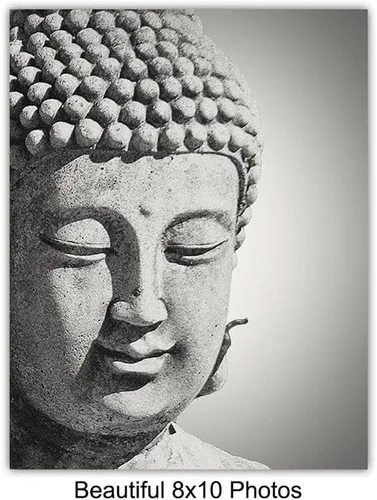 Vista 5 de Juego de citas inspiradoras de budismo, decoración zen del hogar, decoración de pared para sala de estar, estudio de yoga, oficina, regalo único