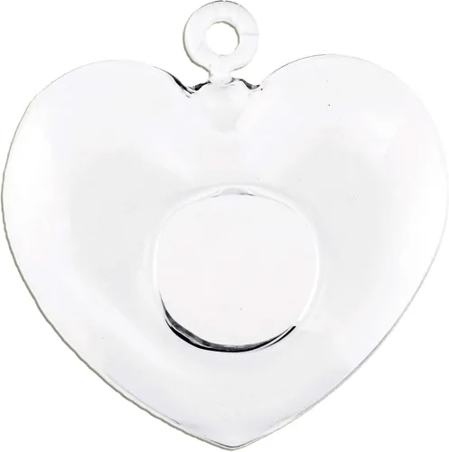 Vista 11 de WGV - Terrario colgante de cristal para plantas, ancho 5 pulgadas, altura 5 pulgadas, corazón de San Valentín, maceta de aire para suculentas, luz