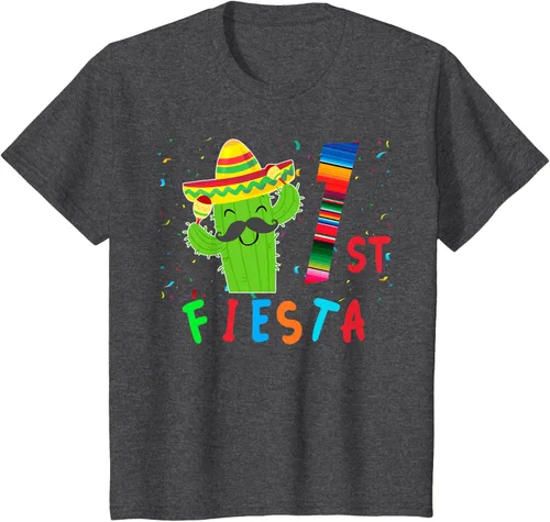 Vista 27 de Camiseta mexicana para fiesta temática de cumpleaños a juego, Negro, S