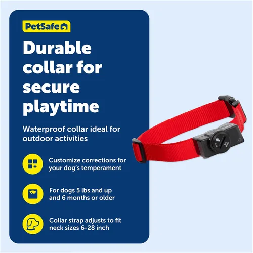 Vista 4 de PetSafe Sistema inalámbrico de contención de valla para mascotas, collar receptor solo para perros y gatos de más de 8 libras, resistente al agua