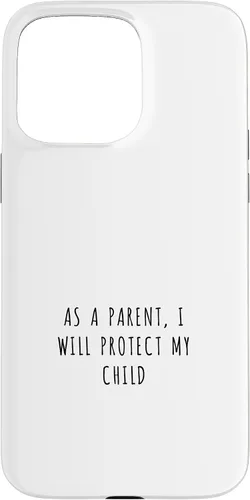 Vista 28 de As a parent, I will protect my child Case for iPhone 16