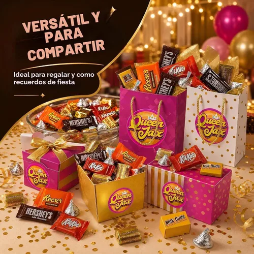 Vista 4 de Paquete surtido de dulces de chocolate – Mezcla de chocolate a granel de 20 libras – Dulces de chocolate envueltos individualmente – Variedad