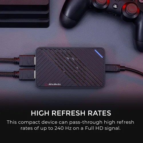 Vista 5 de AVerMedia Live Gamer ULTRA GC553 - 4K60 HDR Pass-Through tarjeta de captura 4K30 latencia ultra baja para transmisión y grabación Xbox series xs PS5