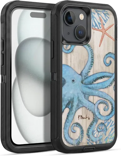 Vista 127 de Head Case Designs Officially Licensed Paul Brent Agate Mermaid Coastal Gel Armor Case [Military Grade Drop Protection] Compatible with Apple iPhone