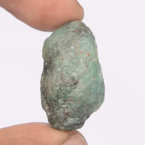 Vista 2 de Piedra preciosa suelta de fucsita esmeralda en bruto natural, con certificación EGL de 30.00 Ct Esmeralda Verde Bruto, Gema, fucsia esmeralda
