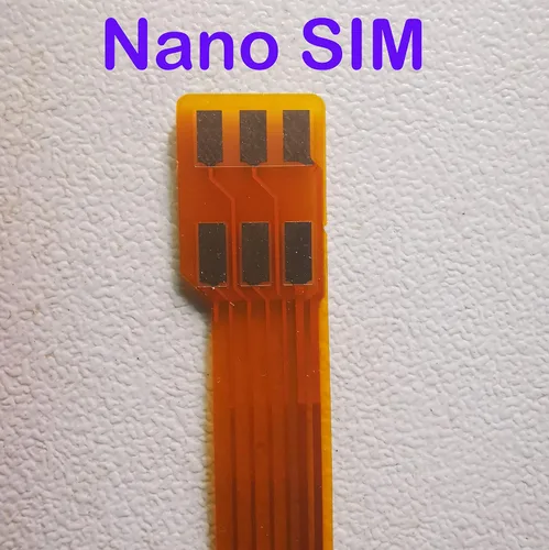 Vista 4 de Sintech Nano SIM 3G 4G tarjeta macho a estándar UIM SIM hembra extensión plana FPC cable extensor 5.9 in, compatible con iPhone 5-11