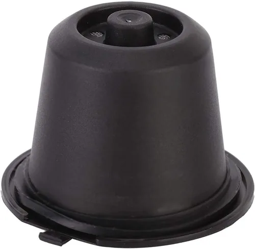 Vista 9 de 3 cápsulas reutilizables para el hogar, cápsulas de café para el hogar, cápsulas recargables aptas para Nespresso (negro)