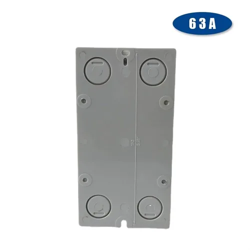 Vista 5 de YMD11-63D Interruptor de aislamiento de dos posiciones de encendido y apagado 63A 3P Conversión de leva de candado con carcasa de caja impermeable