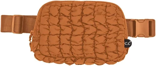 Vista 21 de C.C Bolsa de cintura para mujeres – Riñonera acolchada cruzada para el cuerpo con correa ajustable, idea de regalo de moda, Ajuste regular