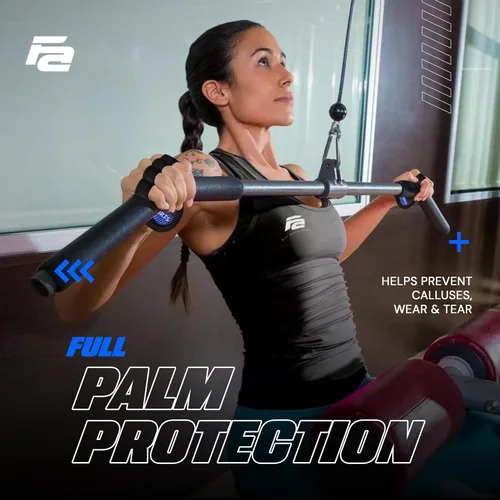 Vista 3 de Guantes de entrenamiento Fit Active Sports para el gimnasio - Agarres duraderos para el gimnasio y almohadillas de agarre - Acolchado de goma