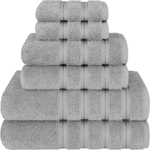 Vista 57 de American Soft Linen - Juego de toallas de 3 piezas, 1 toalla de baño, 1 toalla de mano y 1 toalla pequeña, 100% algodón turco para baño, juego