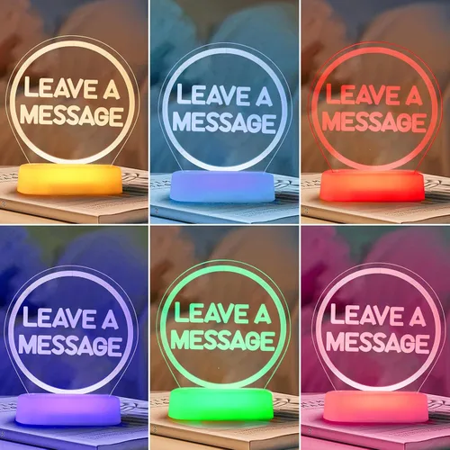 Vista 7 de Teléfono de libro de invitados de boda con letrero de boda LED gratis, teléfono de audio para fiesta de boda (oro negro)