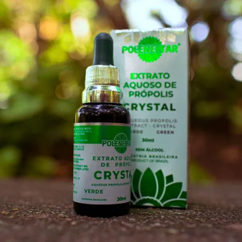 Vista 2 de 10 botellas de cristal de propóleo verde - Extracto de solución acuosa 30ML