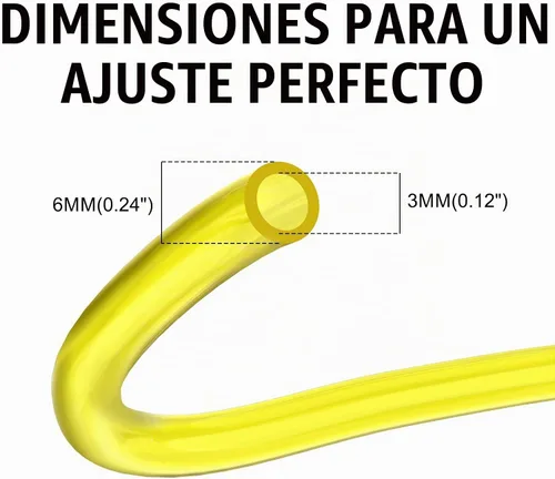 Vista 3 de MC43 43CC Línea de combustible para terremoto E43 E43CE Auger MC43E MD43 Cultivador WE43 WE43E WE43CE Edger 3004105 300494 Kit de realimentación