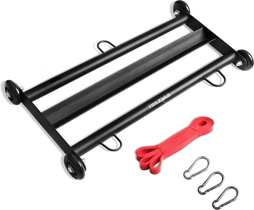 Vista 9 de Yes4All Glute Ham Glider, Exercise Wheels for Home Gym Fitness, Glute Hamstring, Booty Building