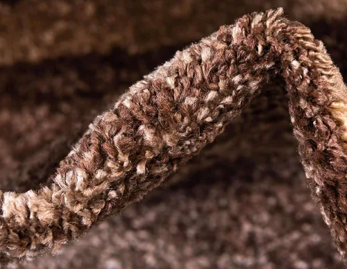 Vista 7 de Unique Loom Autumn Collection - Tapete abstracto, informal, moderno y contemporáneo (borde marrón y beige, 2 x 3 pies, rectangular)