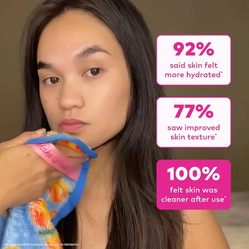 Vista 5 de The Original MakeUp Eraser PRO, Effortlessly Remove All Makeup Using Only Water, Including Waterproof Mascara, Eyeliner, Foundation, Lipstick