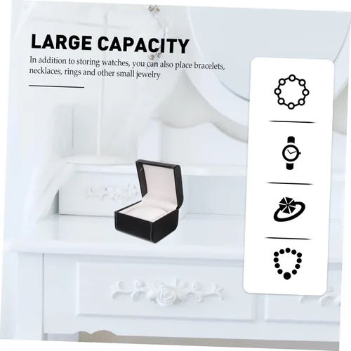 Vista 2 de Box storage box mens watches men watches for men single for women relojes inteligentes para hombres pu Case Storage Organizer