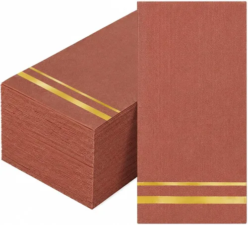 Vista 10 de BUCLA 400 servilletas de papel negro de 3 capas, servilletas negras desechables de alta calidad, suaves y absorbentes, para cocina, fiestas