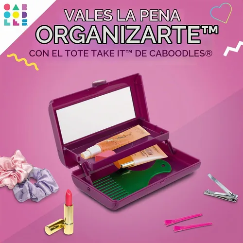 Vista 2 de Estuche Caboodles Take-It Tote Violeta