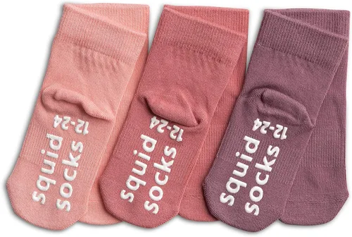 Vista 22 de squid socks Calcetines de viscosa de bambú 0-6M, 6-12M, 12-24M y 2T-3T Calcetines que se mantienen puestos