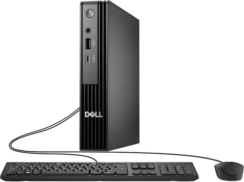 Vista 3 de Dell Mini computadora de escritorio Pro Micro QCM1250, nueva versión OptiPlex, Intel Core i5-14500T (14Core, 20Threads, caché de 24 MB), 16 GB DDR5