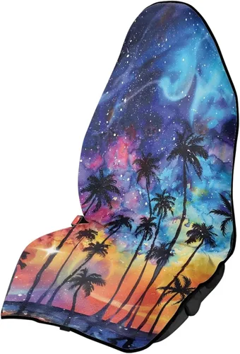 Vista 48 de Fundas de Asiento de Coche con Diseño de Sudadera de Girasol y Bandera Estadounidense para Coche, Camión, SUVs, Protector de Asiento Impermeable