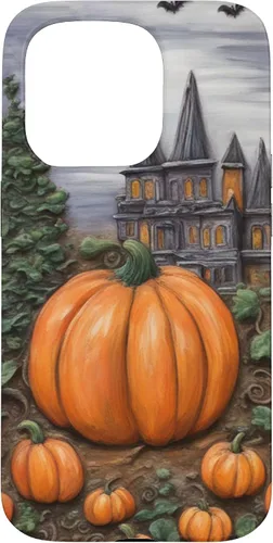 Vista 14 de iPhone 16 Vintage Floral Aesthetic Halloween Pumpkin Fall Autumn Case