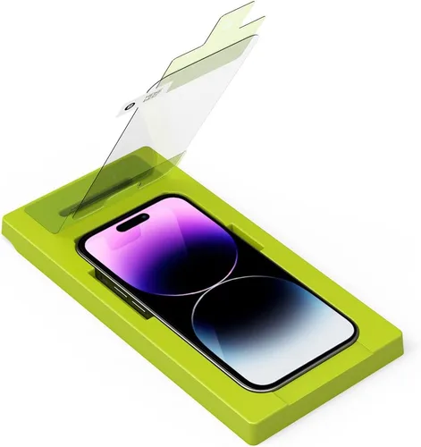 Vista 2 de PureGear Protector de pantalla de vidrio templado HD de máxima claridad para Apple iPhone 14 Pro Max (2022) de 6.7 pulgadas, táctil + precisión