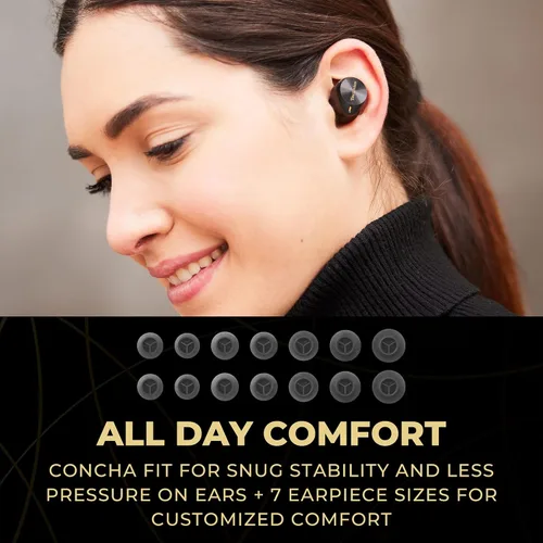 Vista 7 de Technics Auriculares Bluetooth inalámbricos de alta fidelidad prémium con cancelación de ruido avanzada, conectividad multipunto de 3 dispositivos