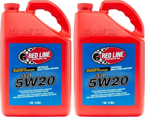 Vista 8 de Red Line 15205 SAE 5W20 Aceite de motor totalmente sintético - 1 galón