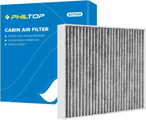 Vista 17 de PHILTOP Filtro de aire de cabina, reemplazo para CF9846A, Prius 2001-2009, Sienna LE 2004-2009, 4Runner 2003-2009, filtro de cabina Premium ACF016
