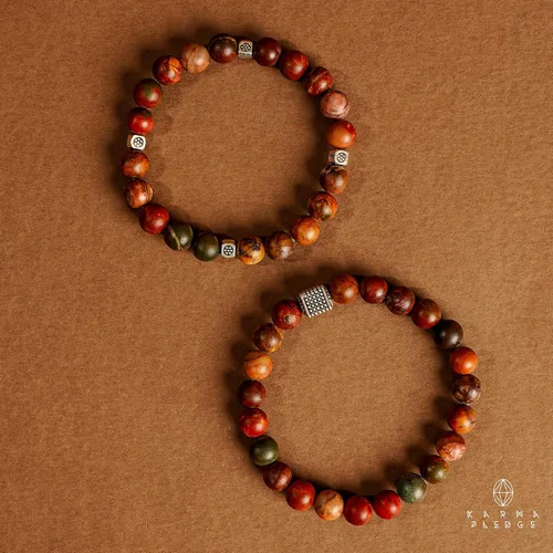 Vista 22 de Pulseras de cristal para mujeres y hombres, regalos de cumpleaños, hechas a mano de 0.236 in con cuentas de piedra para equilibrio de chakras