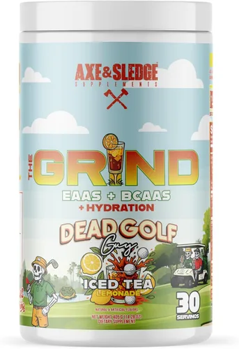 Vista 6 de Axe & Sledge The Grind Essential Aminoácidos Polvo EAA y BCAA Recuperación muscular y electrolitos para hidratación Sin estimulantes, vegano