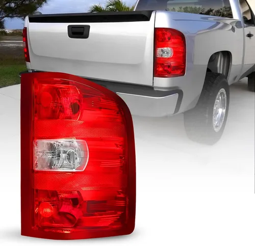 Vista 8 de AUTOONE - Para Chevy Silverado 2007-2013 Conjunto de Luz Trasera de Fábrica OEM Luces Traseras Compatibles con Chevy Silverado 1500/2500HD 3500HD