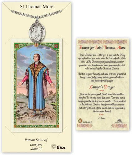 Vista 19 de Medalla de peltre Nuestra Señora de la Consolación con tarjeta de oración santa laminada