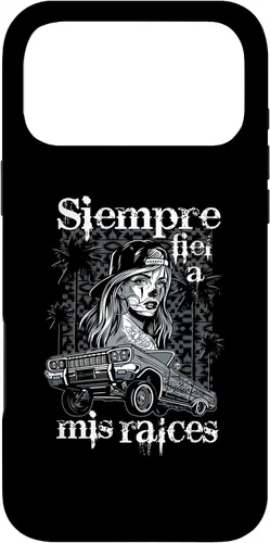Vista 22 de iPhone 16 Chicana Style Lowrider Ropa Mujeres Mexicano-Americana Latina Case