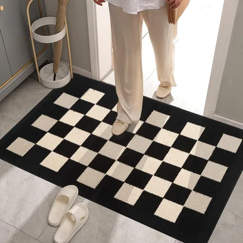 Vista 49 de GRANNY SAYS Tapete para puerta, de 32 x 20 pulgadas, tapete de bienvenida para exteriores, antideslizante, absorbe la suciedad para la entrada