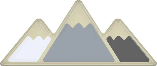 Vista 75 de Insignia tricolor - Compatible con Toy Taco, Tun y 4Run Negro con escala de grises TRI