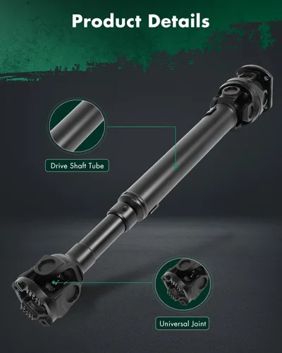 Vista 3 de SCITOO 52123326AB 52105934AB Eje de hélice del eje de transmisión delantero 31.85"-35.2" Compatible para Dodge para Ram 2500 3500 Diesel 2003-2013